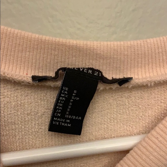 Pink cropped sweater - Picture 2 of 2